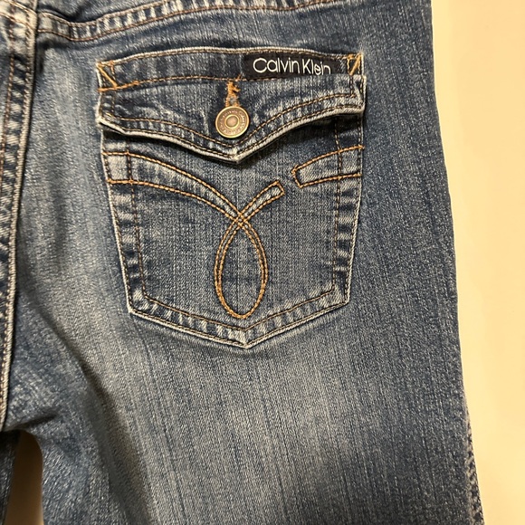 Calvin Klein Boot Cut Women’s Jeans Flap Pocket Size 8 - Picture 12 of 16